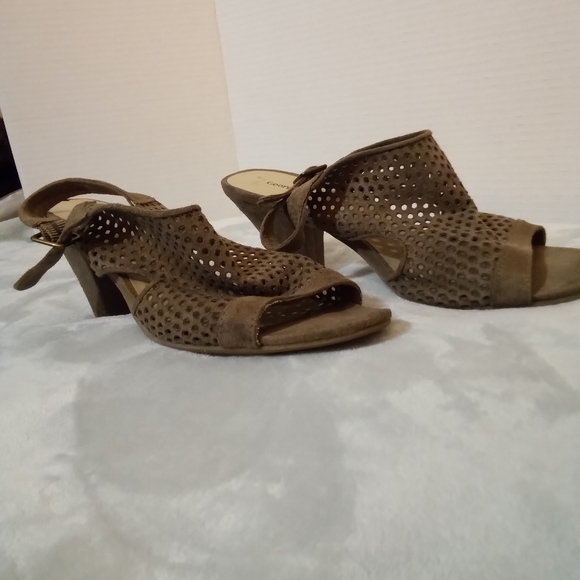 George peep toe sling back - Picture 2 of 3